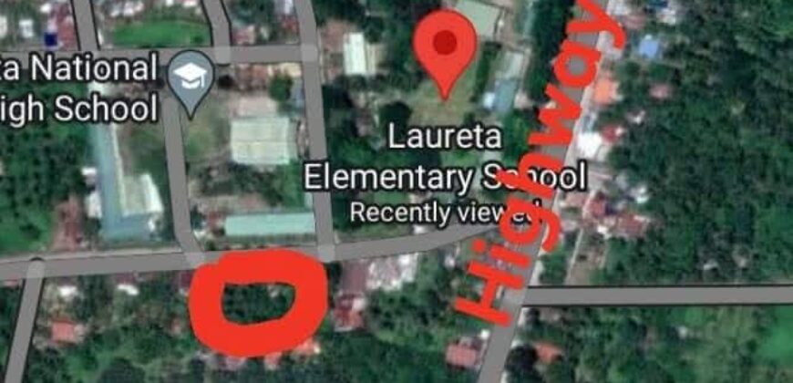 Commervial Lot for Sale in  fronting Laureta National Highschool, San Miguel Tagum