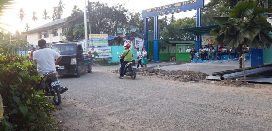 Commervial Lot for Sale in  fronting Laureta National Highschool, San Miguel Tagum